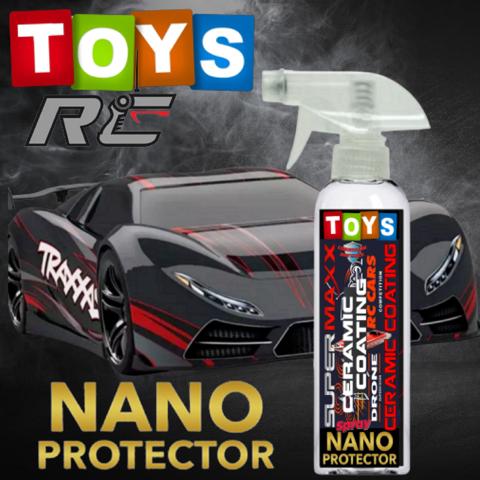 LARGE RC DRONE " CERAMIC COATING ADVANCED ALL SURFACE & ELECTRICAL PROTECTION"