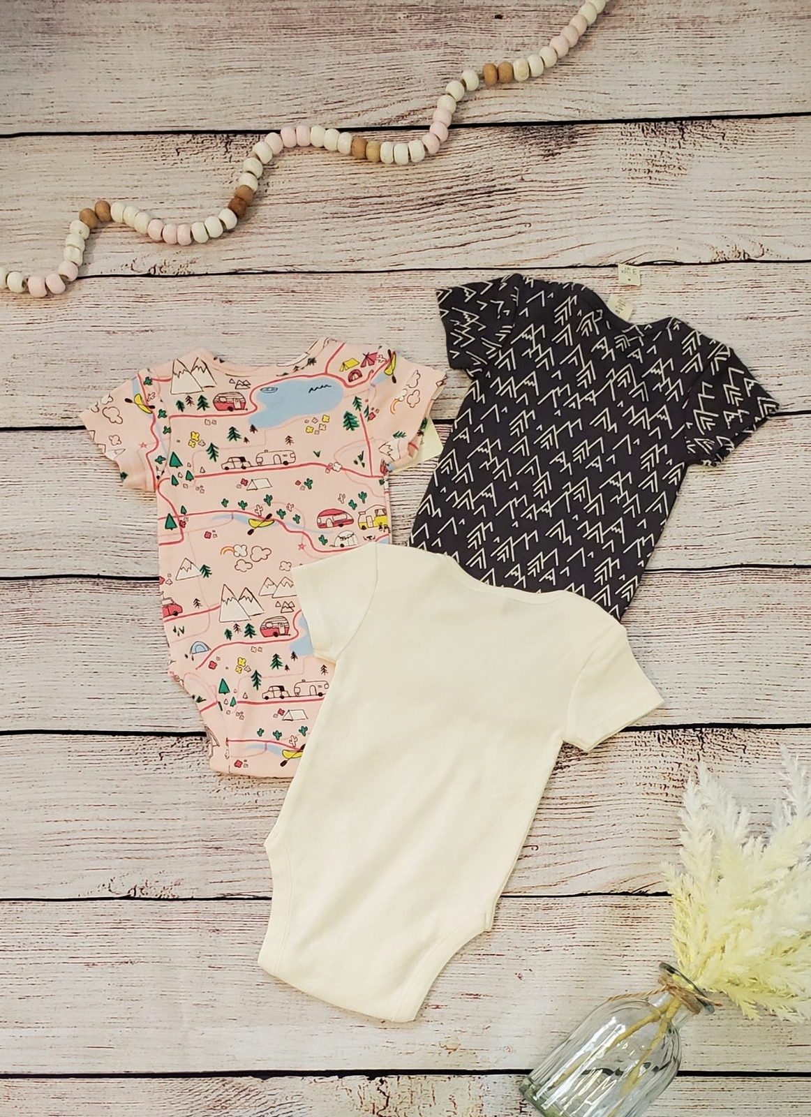 Tucker + Tate 3pk Bodysuits, 3 Months