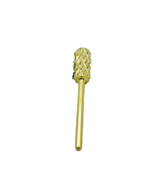 Startool Acrylic Nail Drill 3/32 R5X Coarse Round Top Gold ( Single)