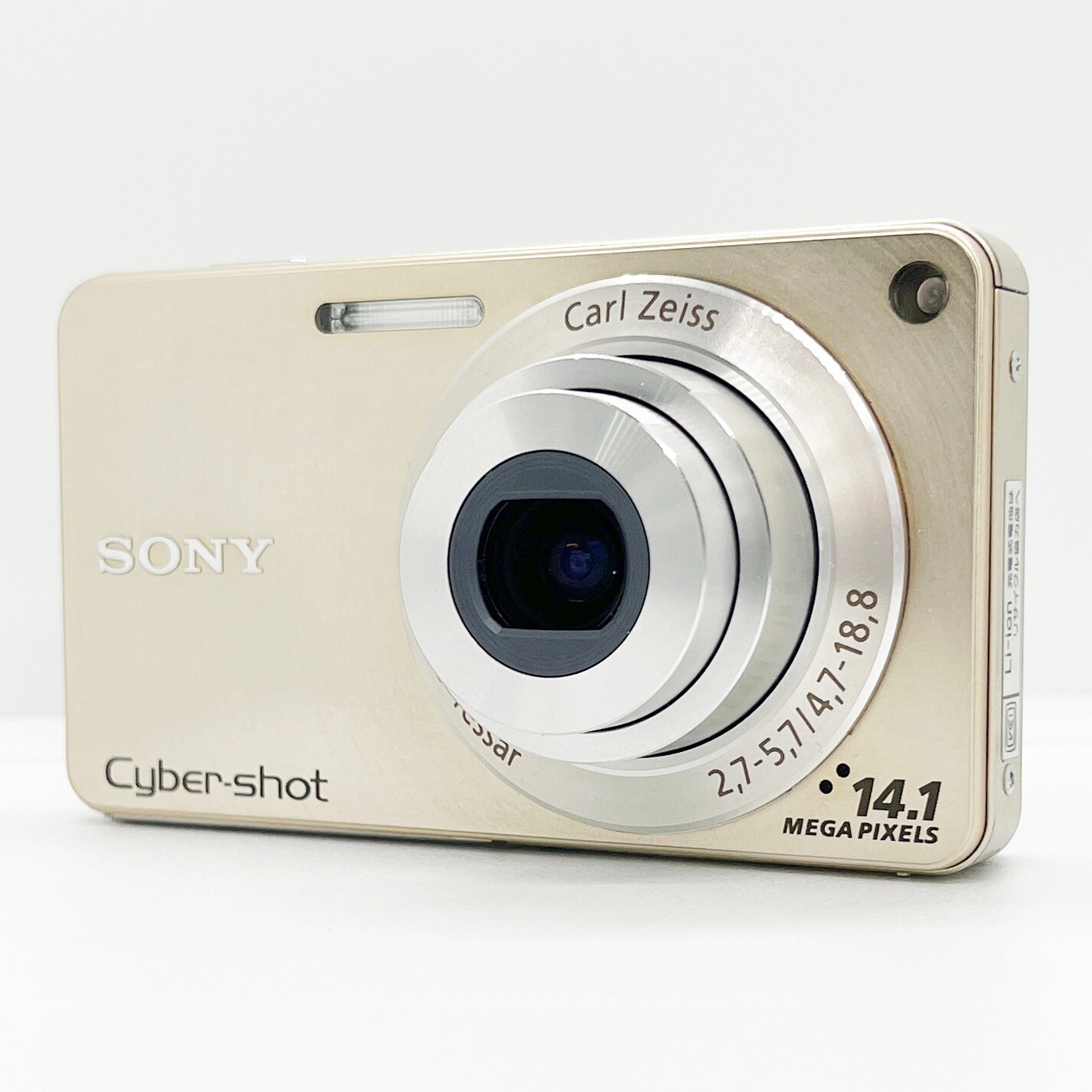 SONY Cyber-Shot DSC-W350 Gold Digital Camera 4x Zoom 14.1MP Japanese only