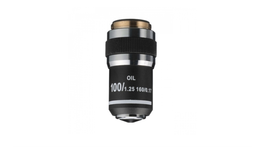 ACCU-SCOPE  100X OIL DIN ACHROMAT OBJECTIVE *NEW OPEN BOX*