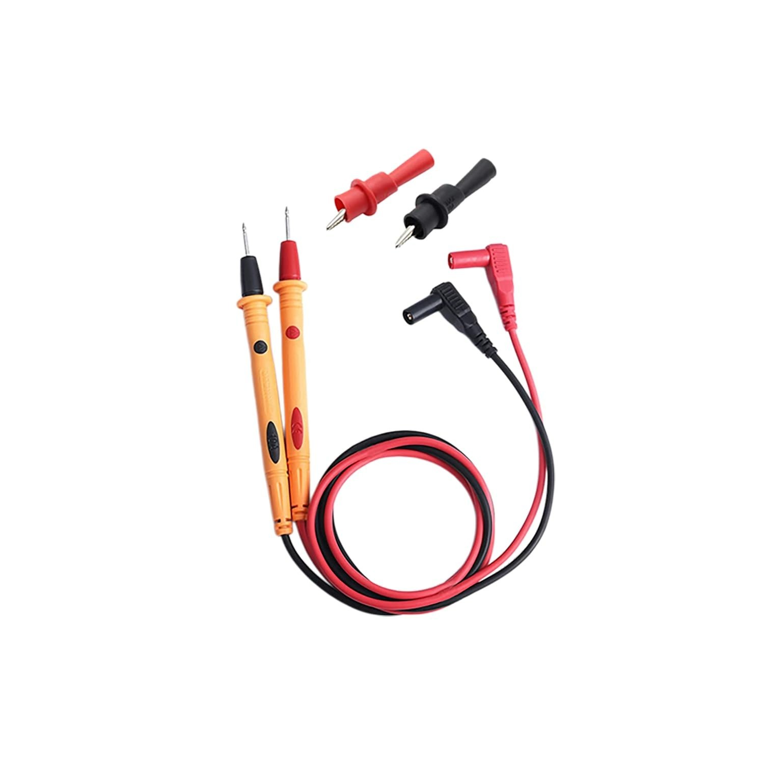 1000V CAT III Precision Multimeter Leads - Durable PVC Probes, 2 Count