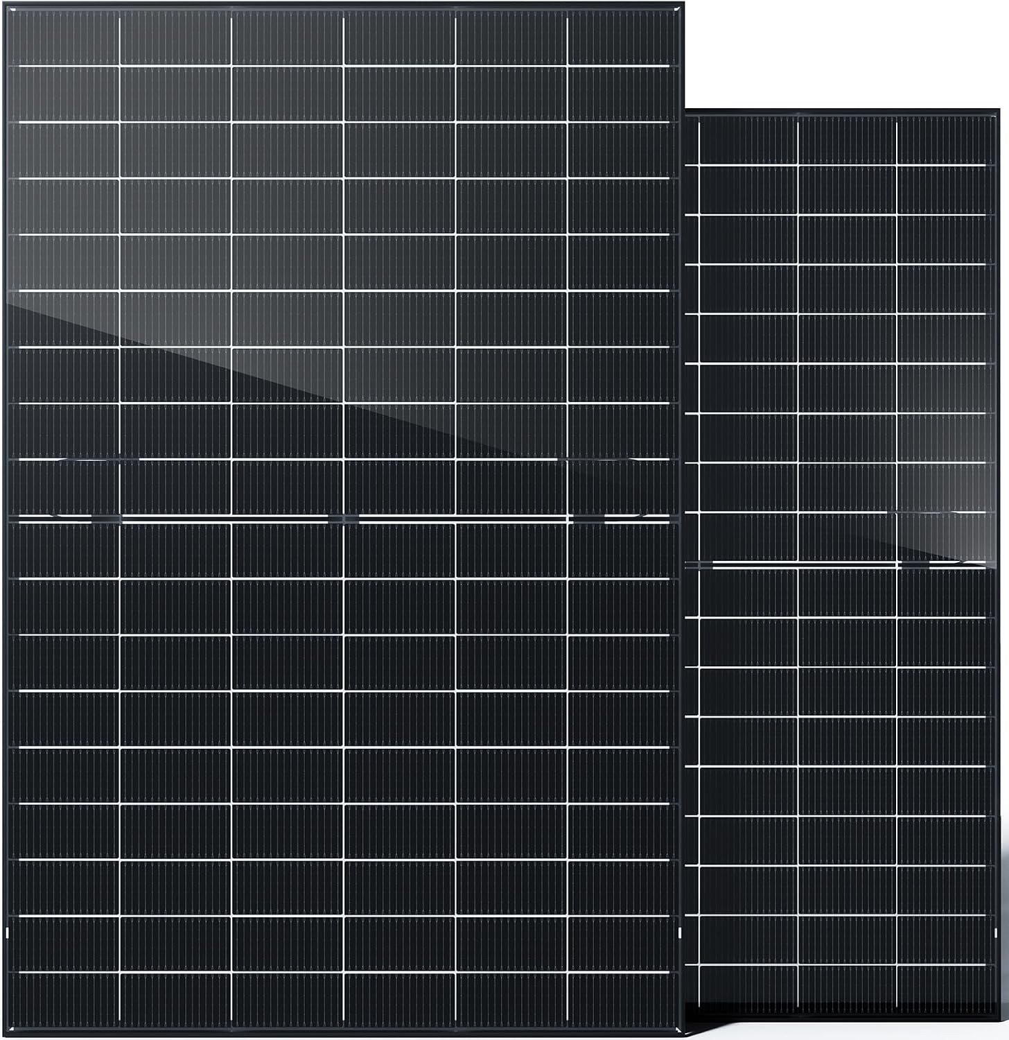 870 Watt Solar Panel, 2PCS 435W Solar Panels for Home, Cabin, Patio, Shed and Of