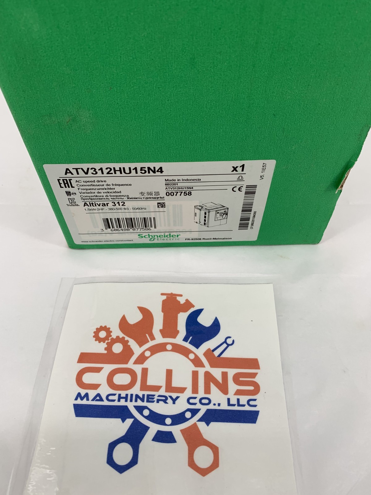 NEW Schneider Electric ATV312HU15N4 1.5KW 2HP 380-500V 3PH Variable Speed Drive