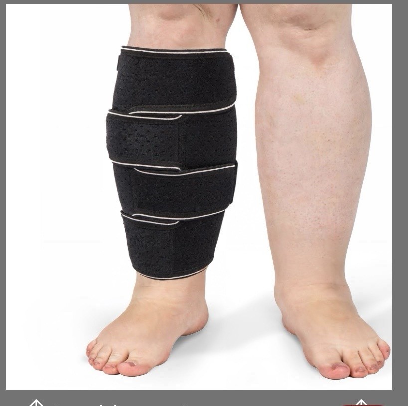 Feamero Plus Size Calf Compression Wrap For Swollen Calves 2XL Edema Lymphedema