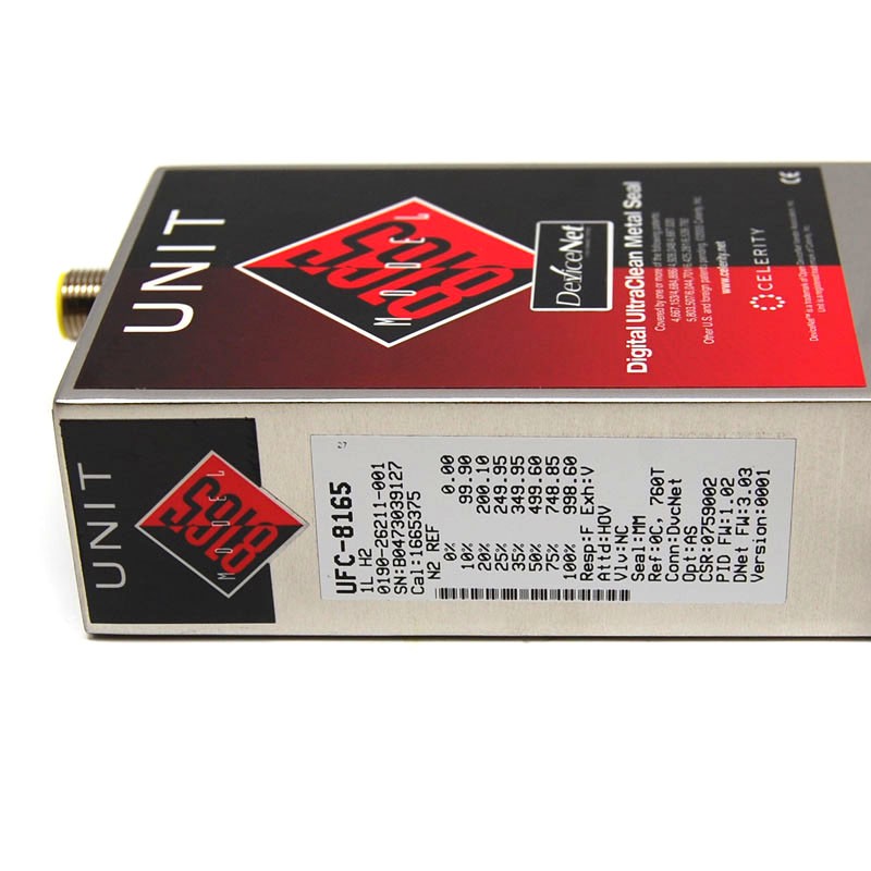 NEW Celerity Unit UFC-8165 Mass Flow Controller 1/4" VCR Valve (H2/1L) MFC