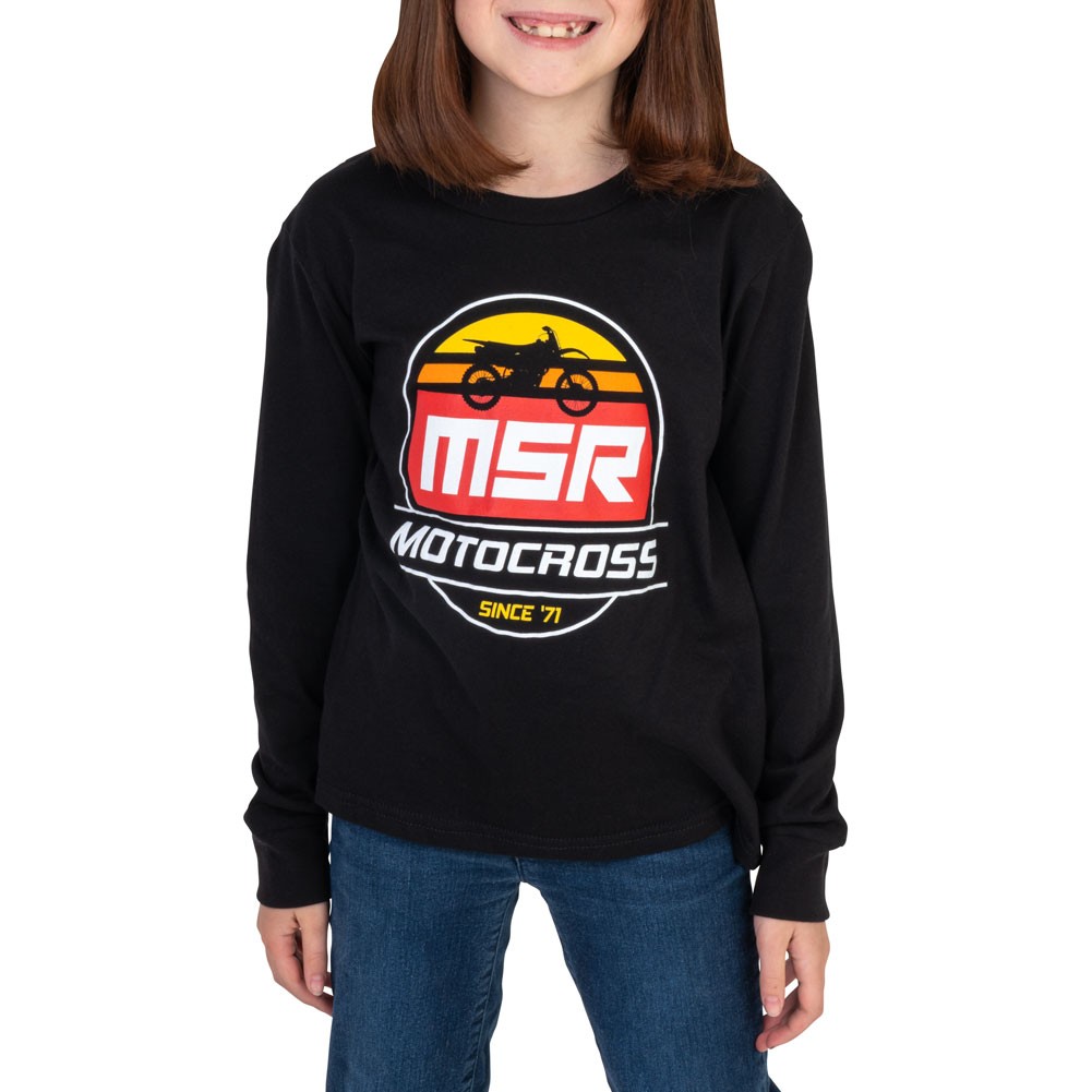 MSR 218-527-0003 Youth Sunrise Long Sleeve T-Shirt Large Black