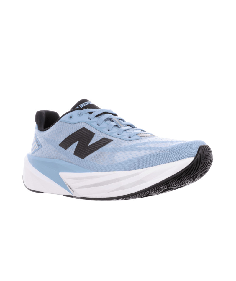 New Balance Men's FuelCell Rebel V5 Running Shoes, Still Water/Raincloud/White