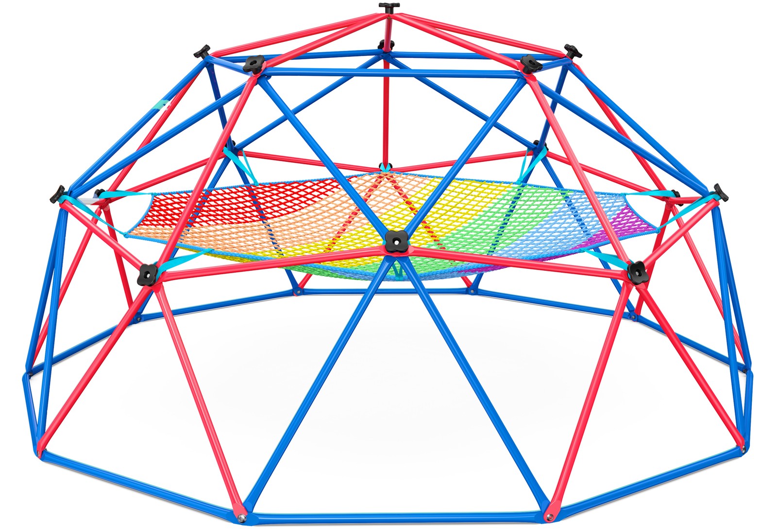 10ft Climbing Dome Jungle Gym w/ Climbing Cargo Net Indoor Outdoor Easy Assembly