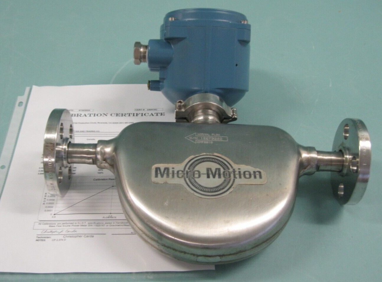 1/2" 150# Micro Motion CMFS010 H w/ 800 Enhanced Core Processor CALIBRATED G13