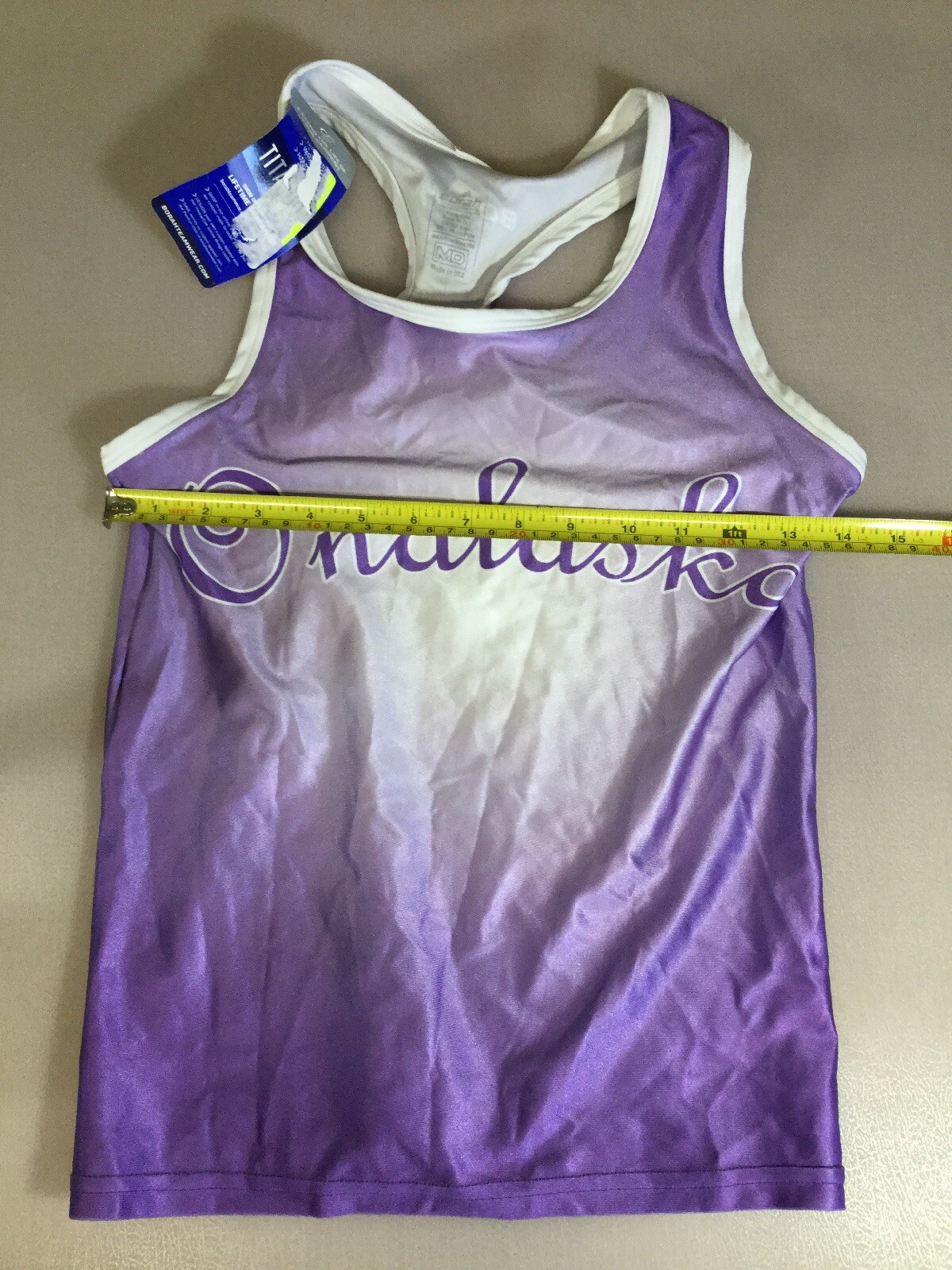 Borah Teamwear Womens Size Medium M Run Running Top  (6910-121)