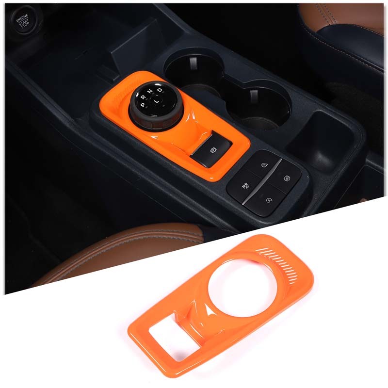 ABS Orange Console Gear Shift Frame Trim Fits For Ford Maverick 2022-2026 US