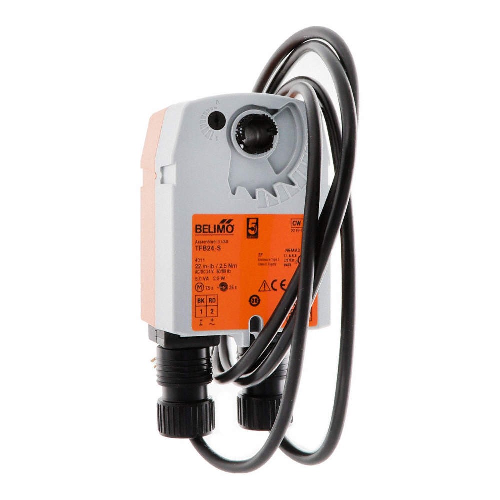 BELIMO  24V 22InLb On/Off SR Actuator 875WZ3