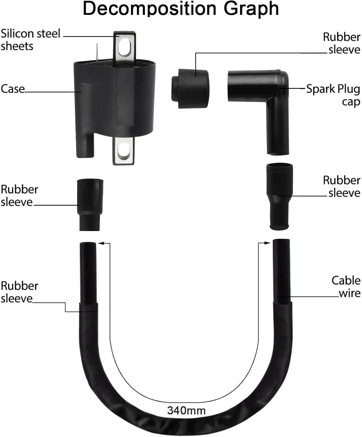 High-Performance Ignition Coil for Yamaha Models – Easy Install, Reliable Spark