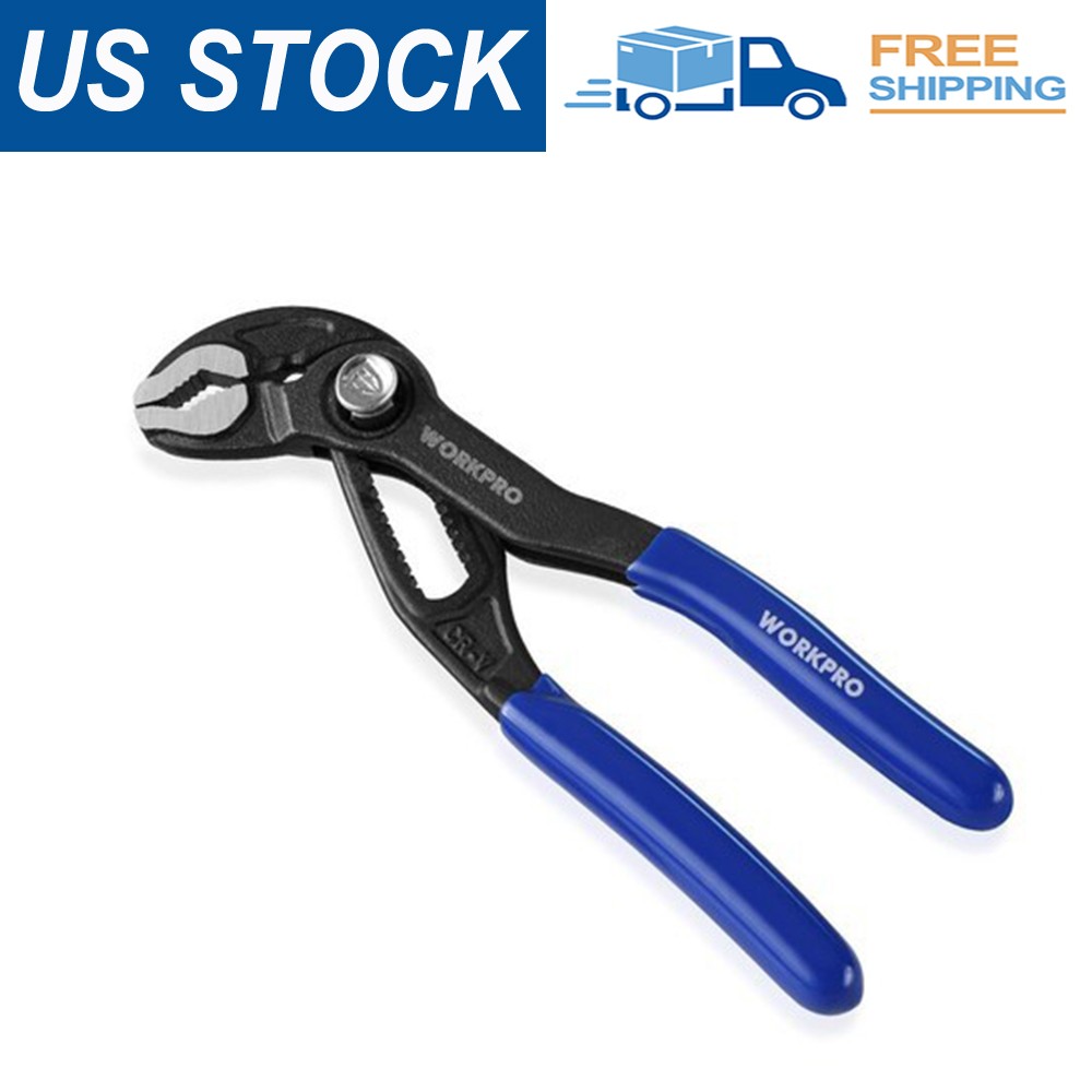 WORKPRO 5-Inch Water Pump Pliers Premium CR-V Construction with Comfortable Grip