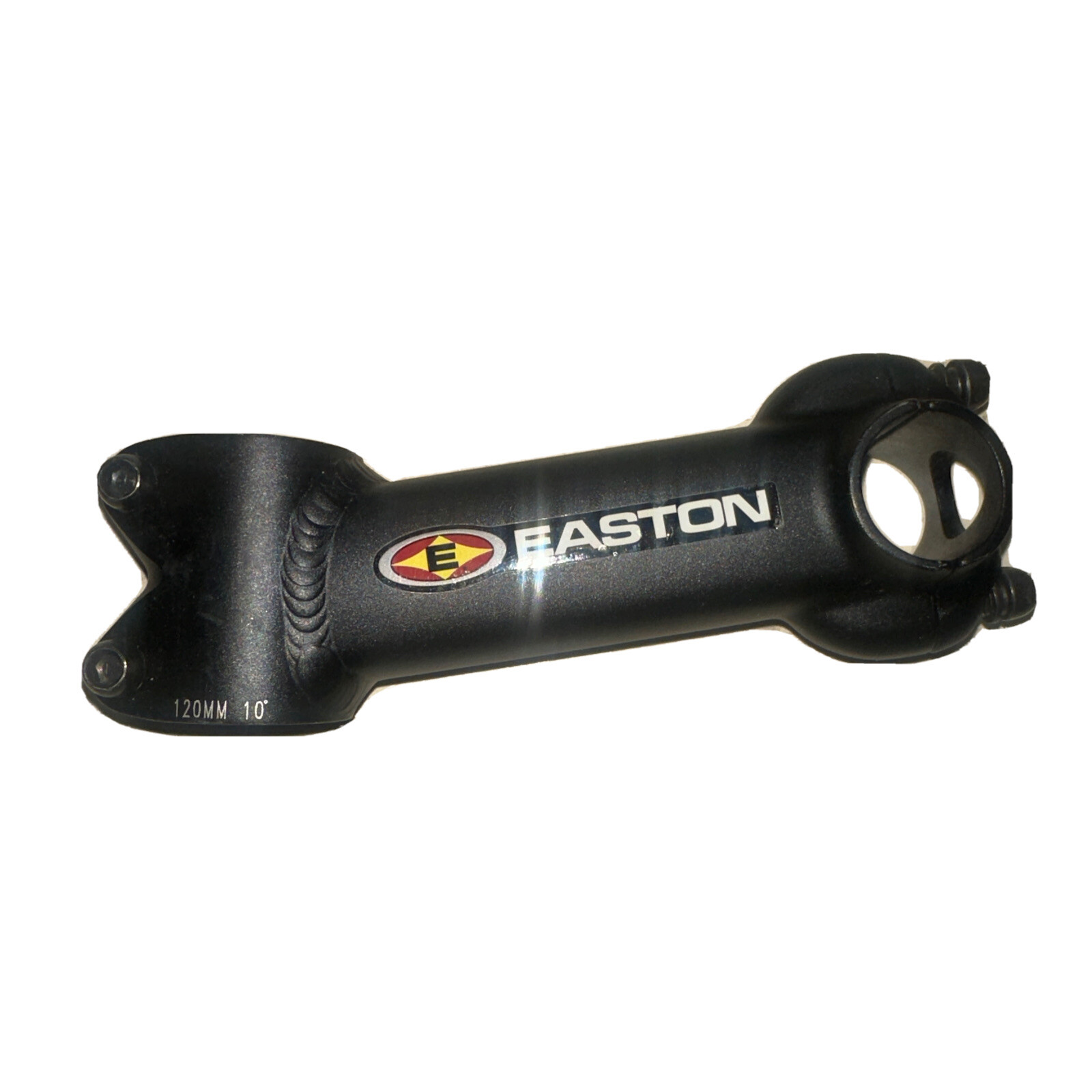 Easton bicycle bike stem 120mm +/-10 degree 25.4mm  1 1/8th” aluminum Black