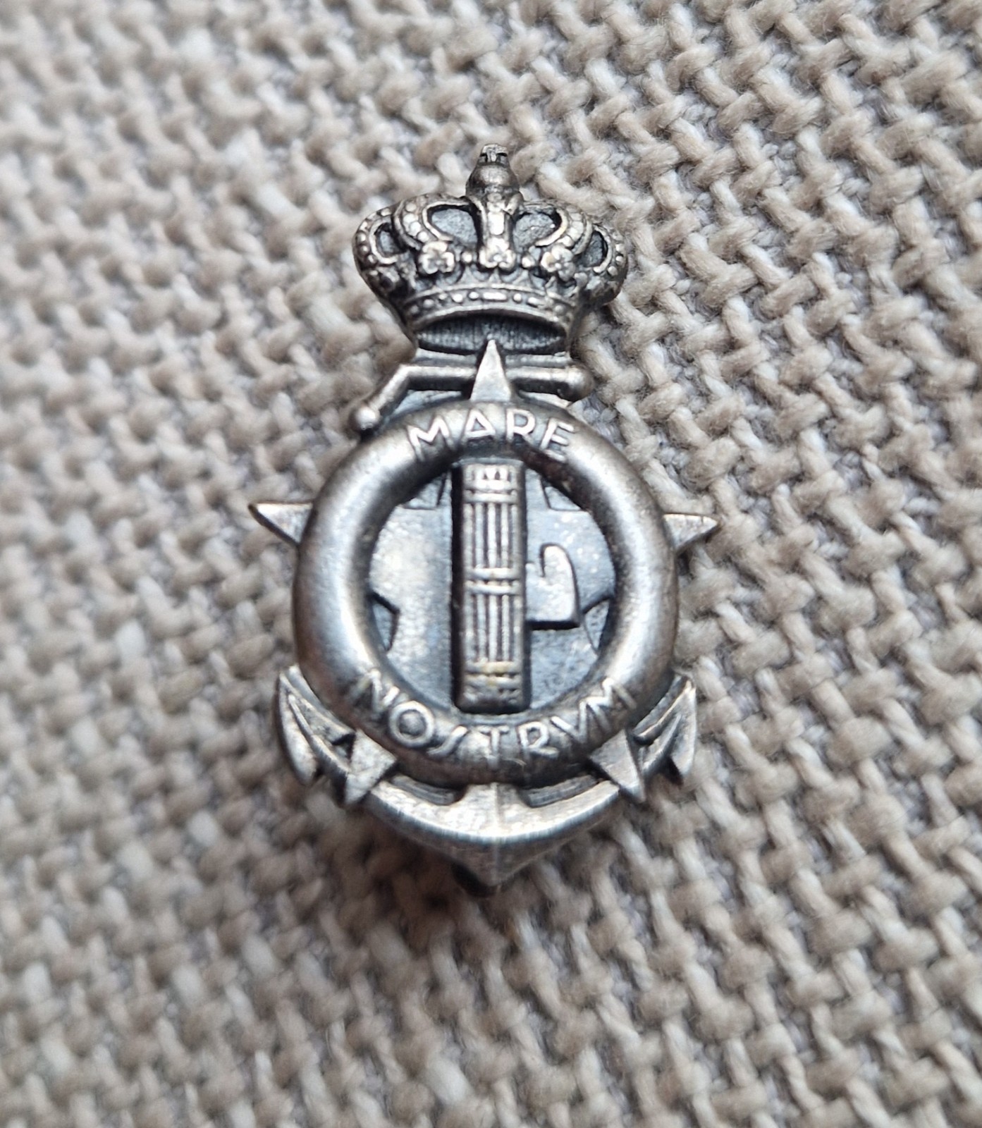 Italian Naval League Army Kingdom War LNI ONB Medal Badge Brooch