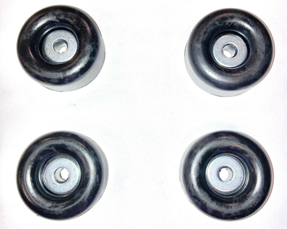 8 Large Black Rubber Feet Bumper for Speakers, Monitors, Cases & Amps