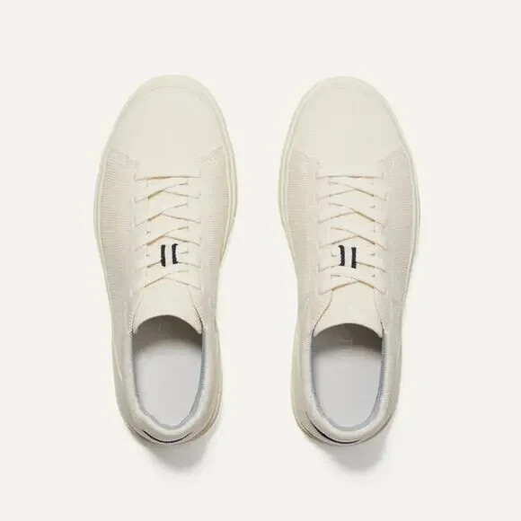 NEW ROTHYS The RS02 Sneaker in Bone LACE UP SHOES IVORY 096 MENS SIZE 12.5 / W14