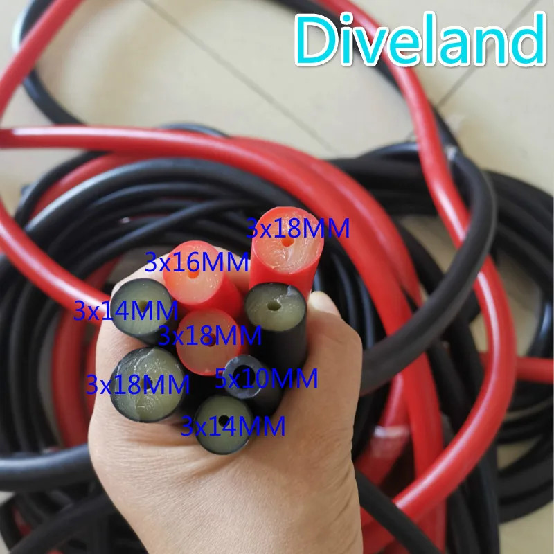 Brand New 1 Meter Scuba Diving Spearfishing Sling Band Tubes Speargun Nature Pur