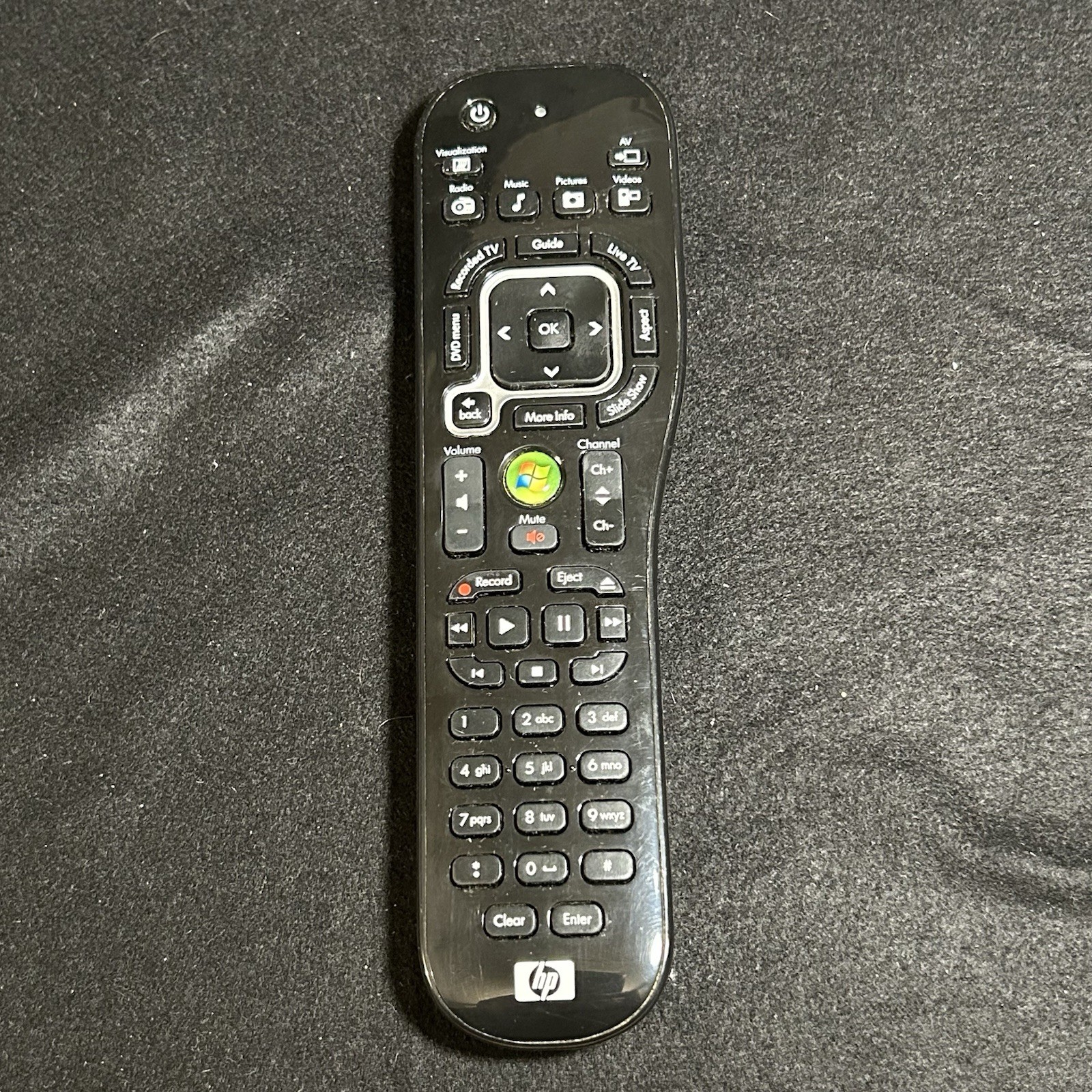 HP Touchsmart Windows PC Media Center Remote Controller TSGH-IR06