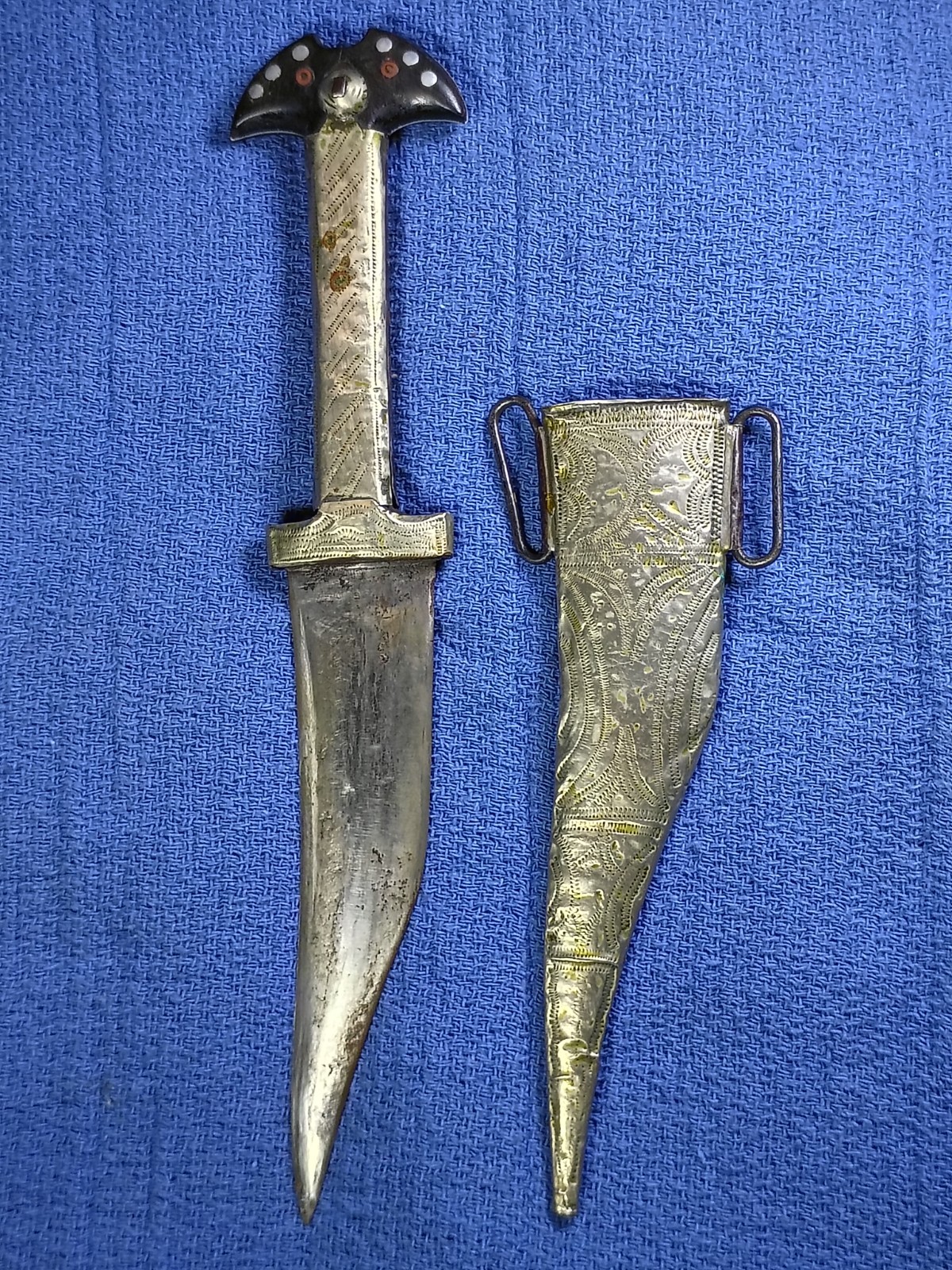 Vintage Middle Eastern Turkish Arabic Handmade Dagger