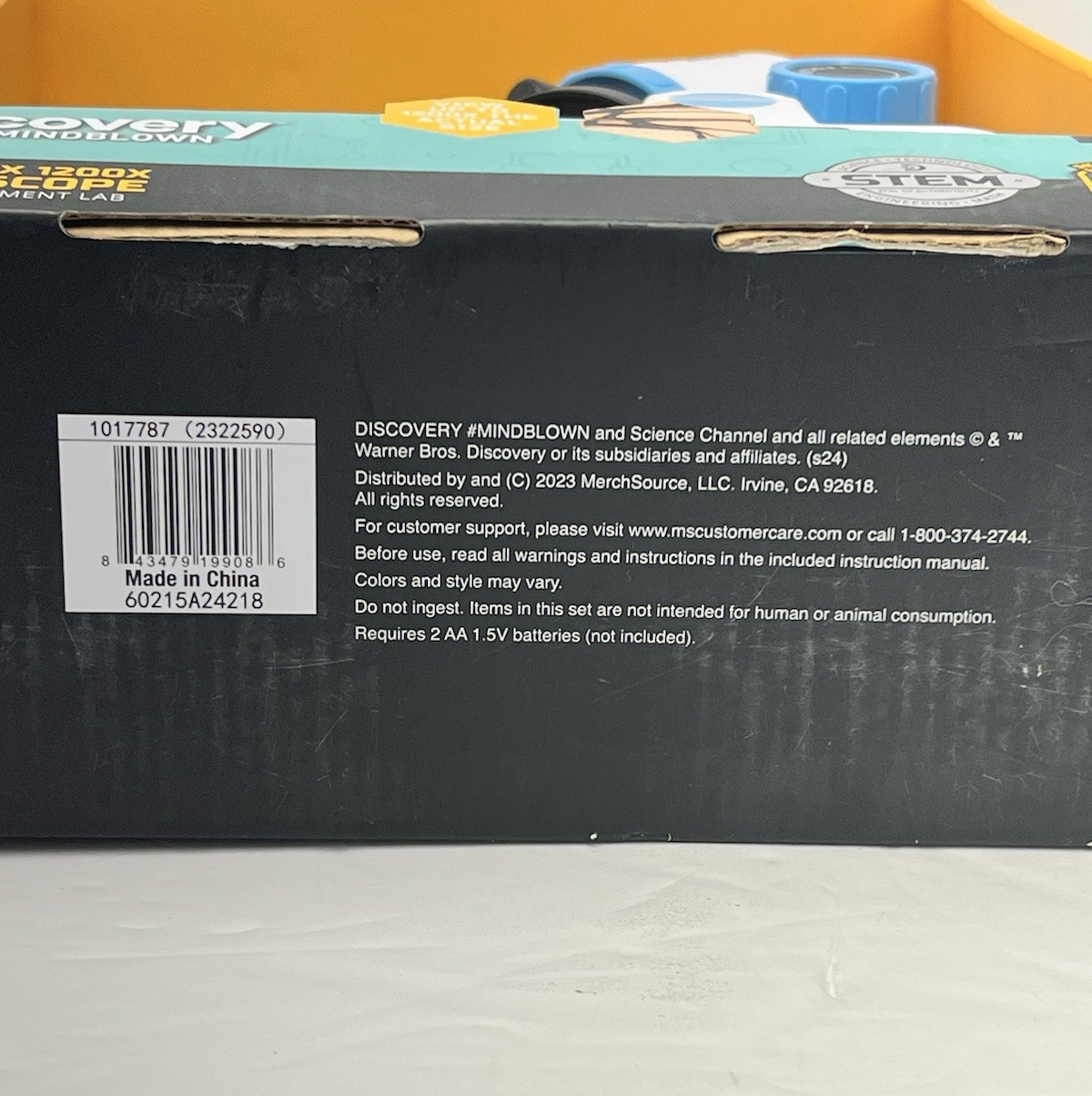 Discovery #MINDBLOWN 1200X, 600X, 300X Microscope 41-Piece Experiment Lab New