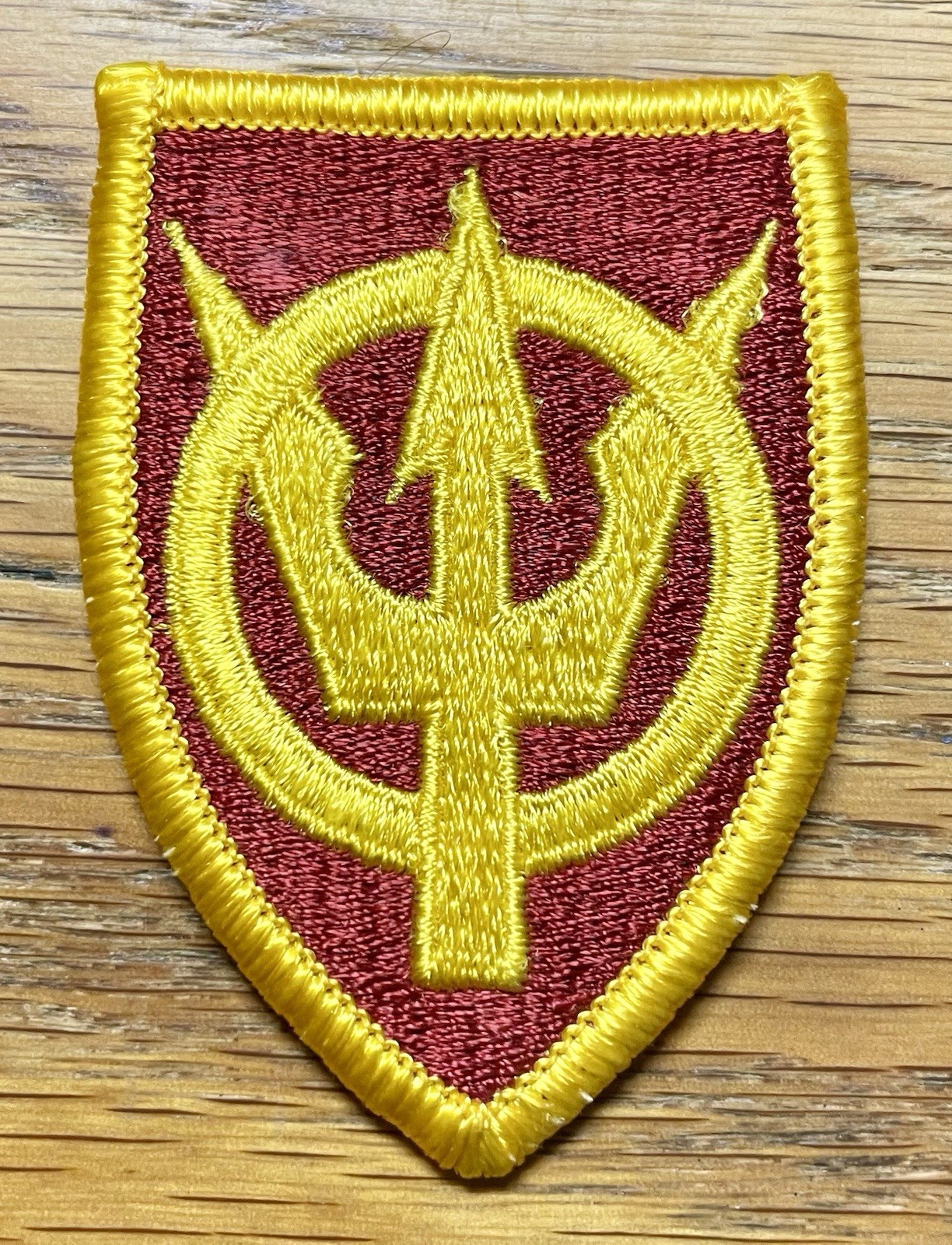 ORIGINAL US 4th TRANSPORTATION BRIGADE PATCH - MERROWED EDGE