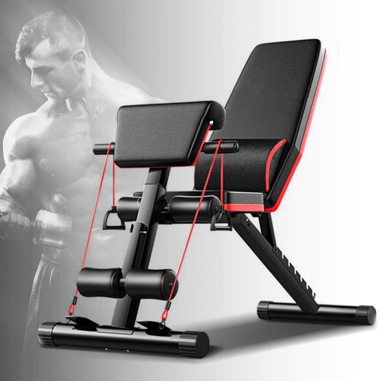 Adjustable Multifunctional Weight Bench for Full Body Workout