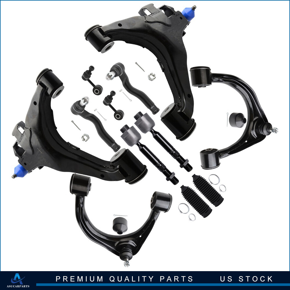 Fit For 2007-2019 Toyota Tundra 12Pcs Front Sway Bar End Control Arm Ball Joint