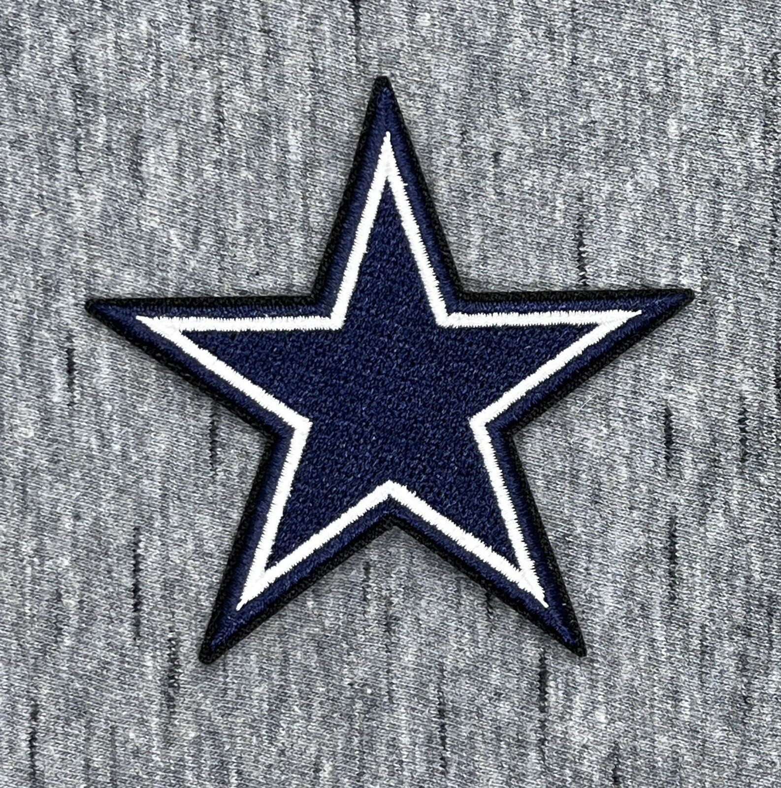 DALLAS COWBOYS EMBROIDERED IRON ON PATCH 2.5” X 2.5” FREE SHIPPING