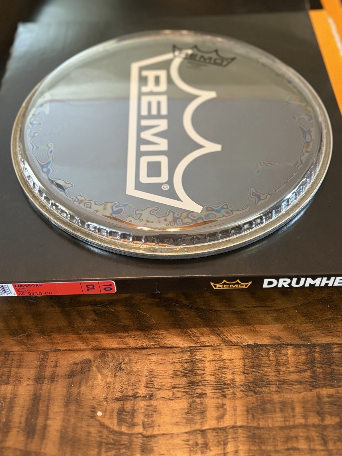 New Remo Emperor Clear Tom/snare 10” BE-0310-00