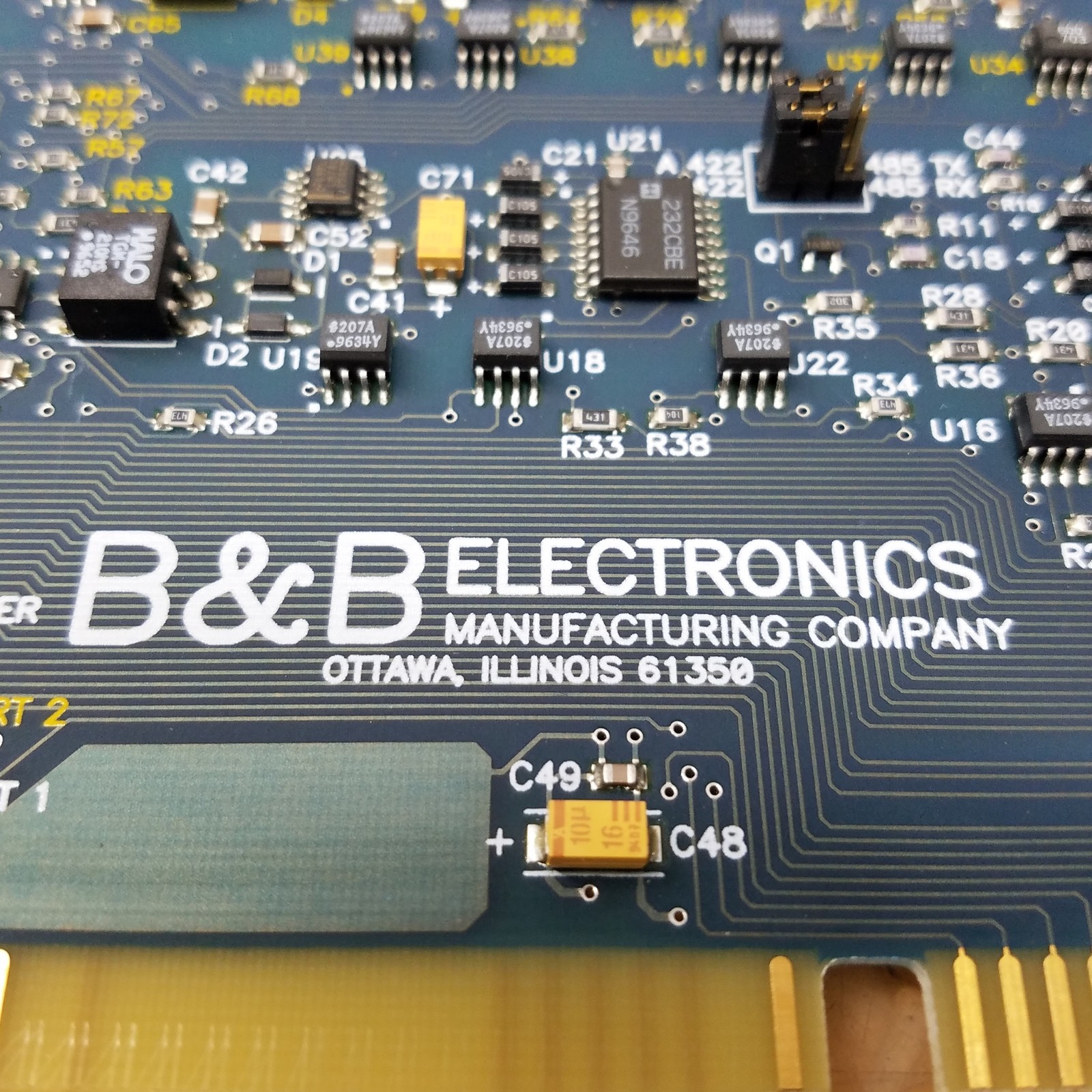 B&B Electronics 3PXOCC2A PC Board - USED