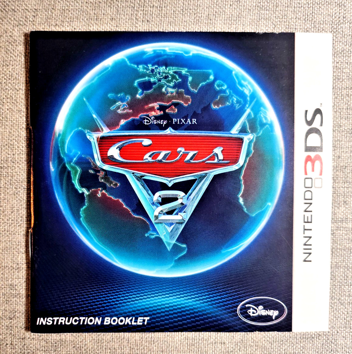 Disney Cars 2 - Insert Art Only - Nintendo 3DS