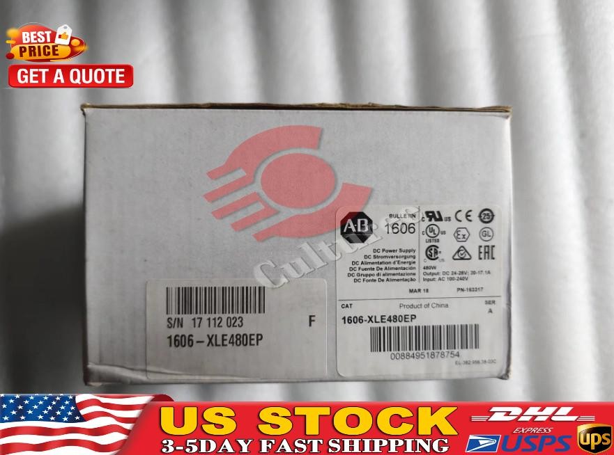 NEW Factory Sealed Allen-Bradley 1606-XLE480EP Power Supply 1606XLE480EP