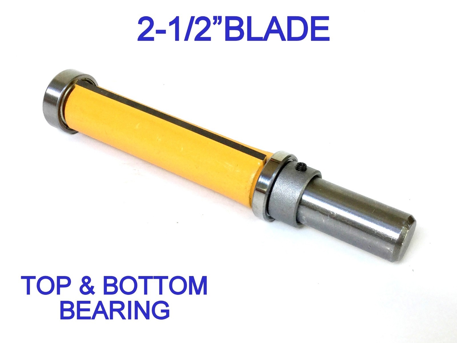 1pc 1/2 SH 2-1/2" Extra Long Trim Pattern Top&Bottom Bearings Router Bit S