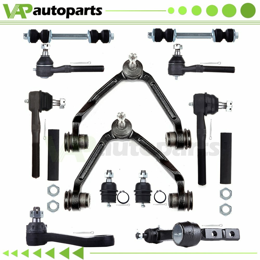 Complete 14 Suspension Parts Front Ball Joint Sway Bar For 1997-2003 Ford F-150