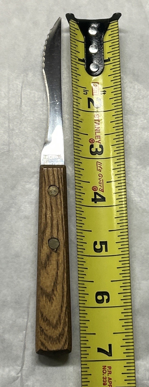 Vintage Ekco Eterna 8” Chef's Knife + 2 Ecko Knives & Fork **Read