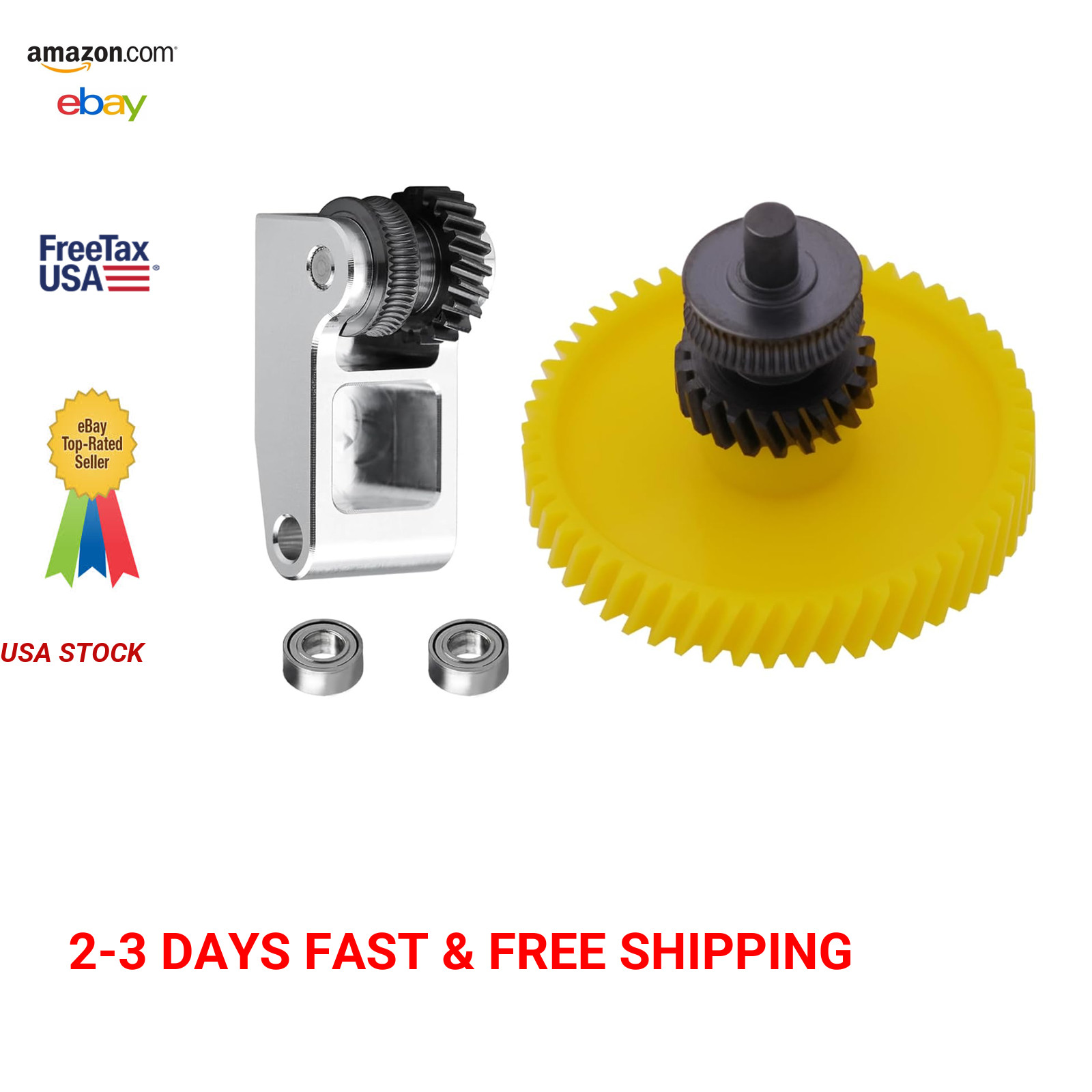 Hardened Steel Extruder Gear Kit for X1 P1 Series DLC Nano Coating Support