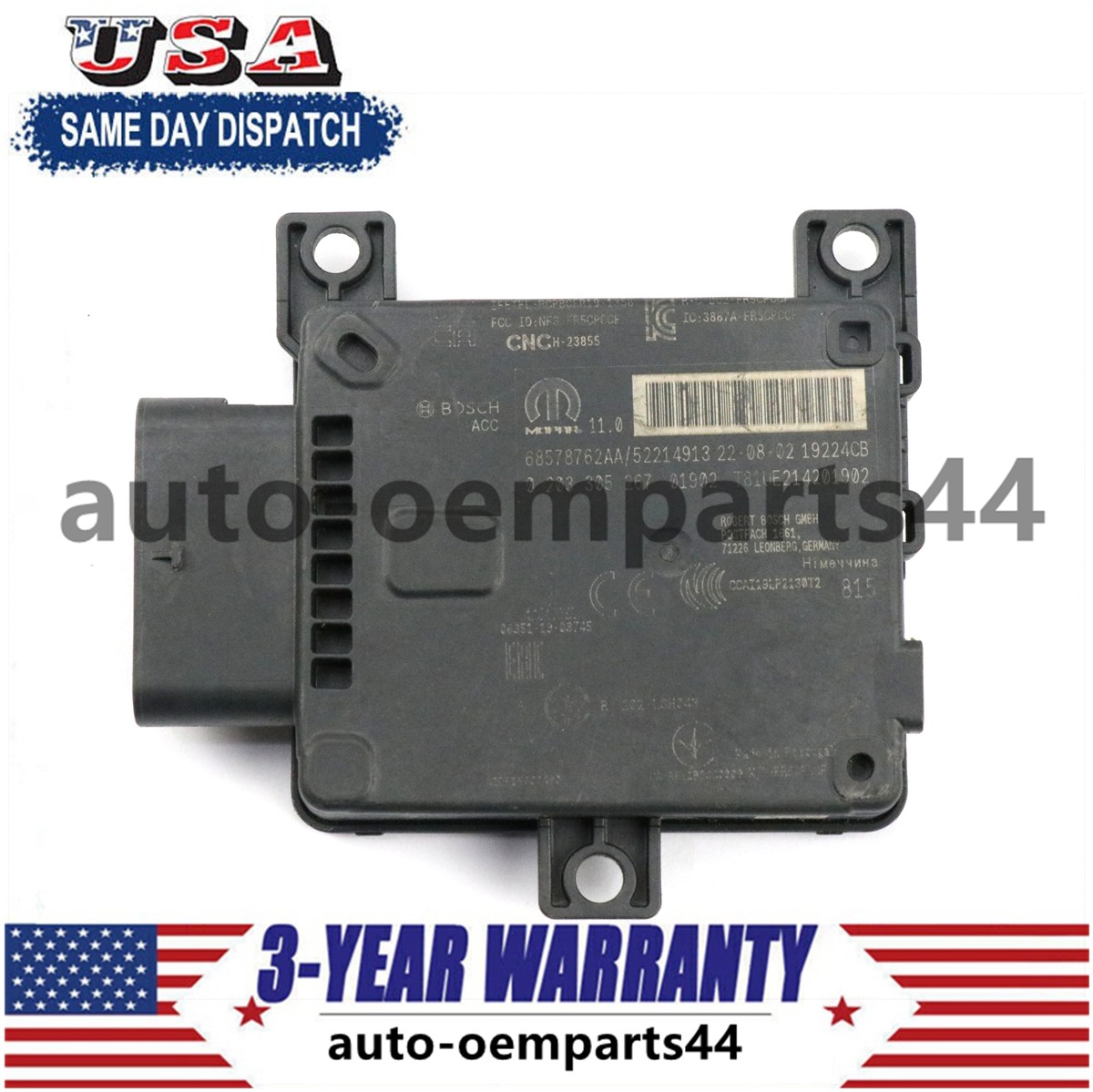 Genuine for 2022 2023 Jeep Compass Front Cruise Control Sensor OEM 68578762AA