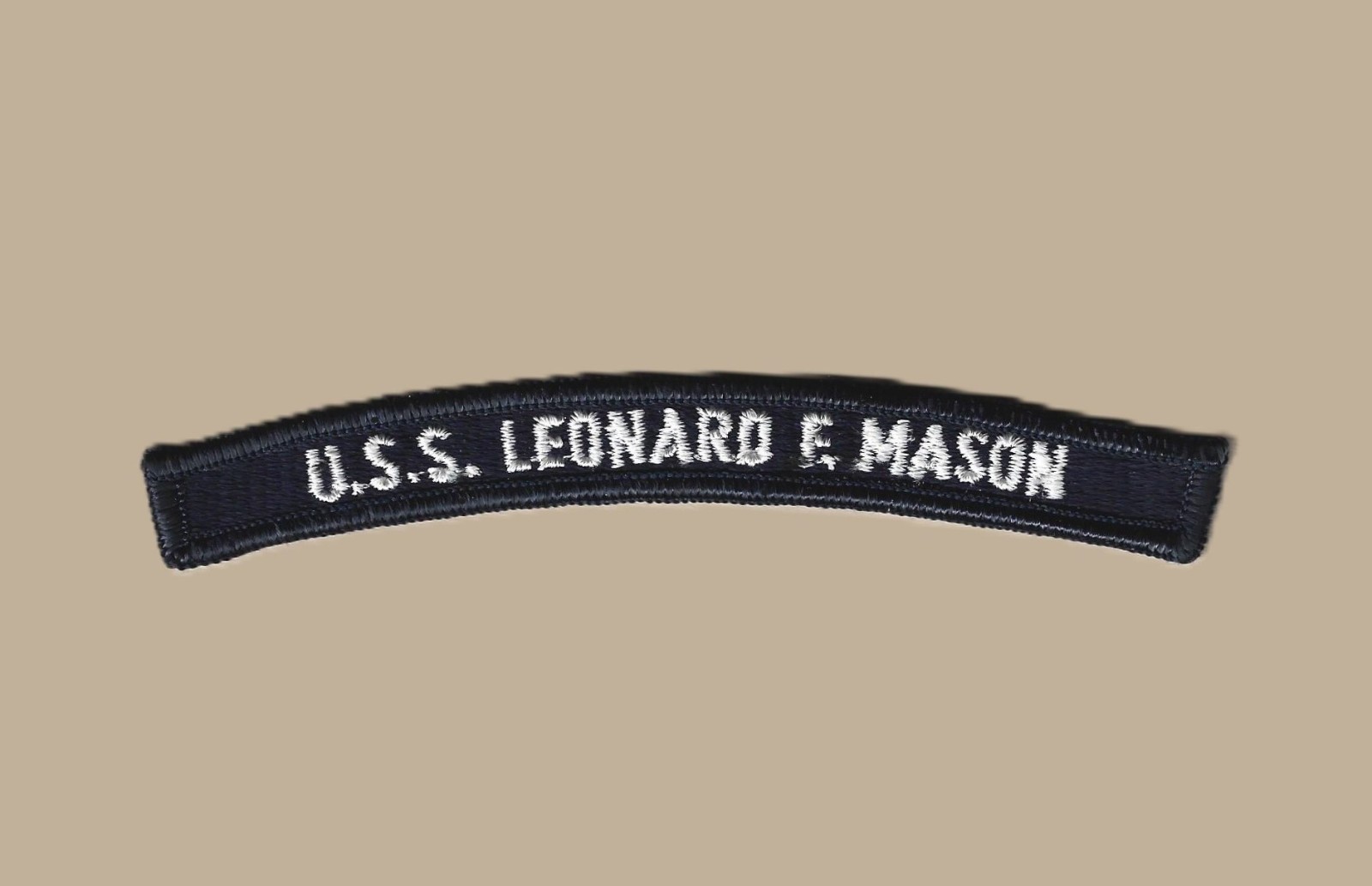 US Navy DD-852 USS Leonard F. Mason Destroyer 1946-1976 UIM Rocker Tab (01)