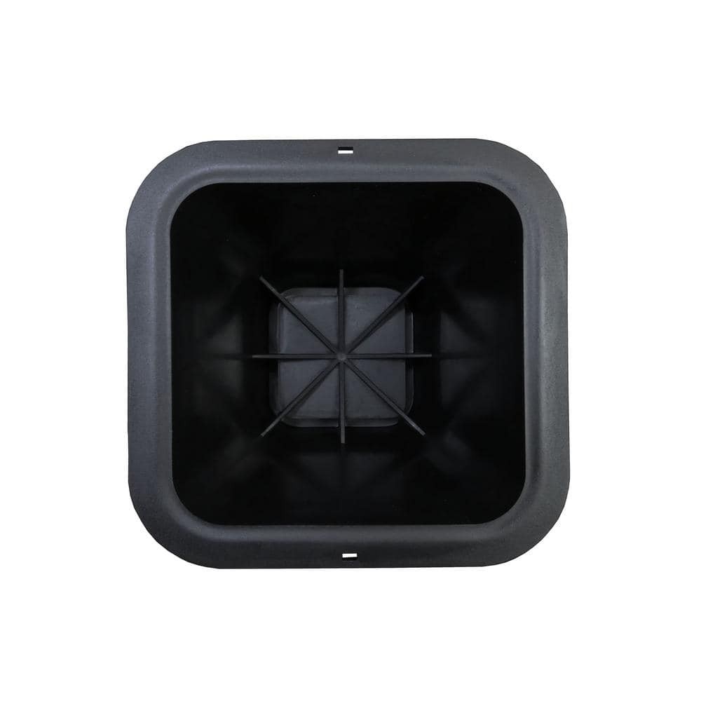 6 in. Black Bed Risers (4-Pack)