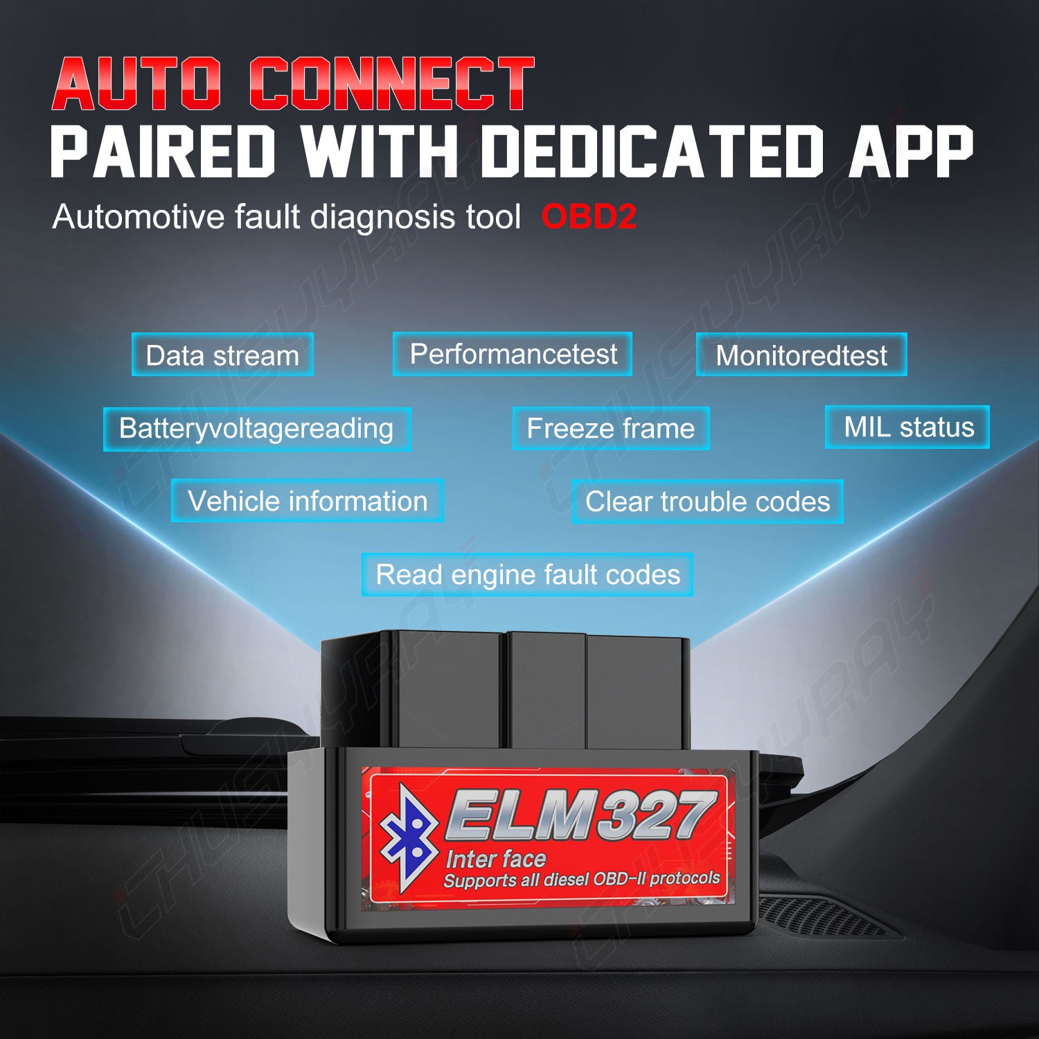 FORScan ELM327 OBD2 Car Diagnostic Scanner Adapter USB Code Reader For Ford