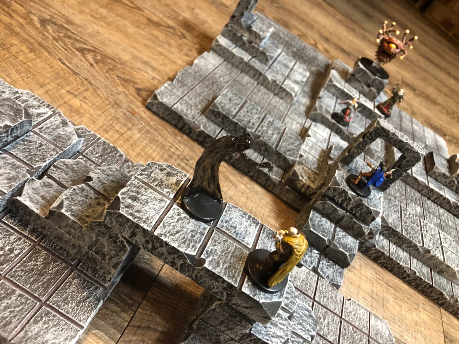 Big Dungeon Tile Modular Set Dungeons & Dragons Pathfinder d&d terrain 28mm