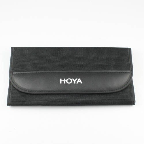 Hoya -  Padded Soft Nylon Filter Wallet Case - Mesh Pocket Pouch - Holds 4