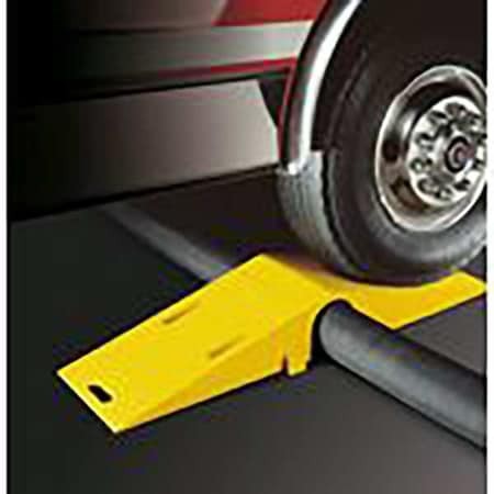 Modular Hose Bridge, 3-7/8 In H, 27 In L, 17-1/2 In W, 1 Channel, Polyurethane,