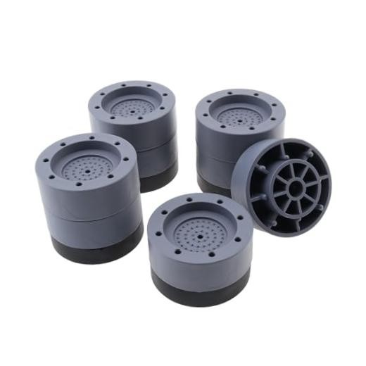 4 Pack Furniture Risers 2.55 inch Round Bed Risers Heavy Duty, Adjustable Bed