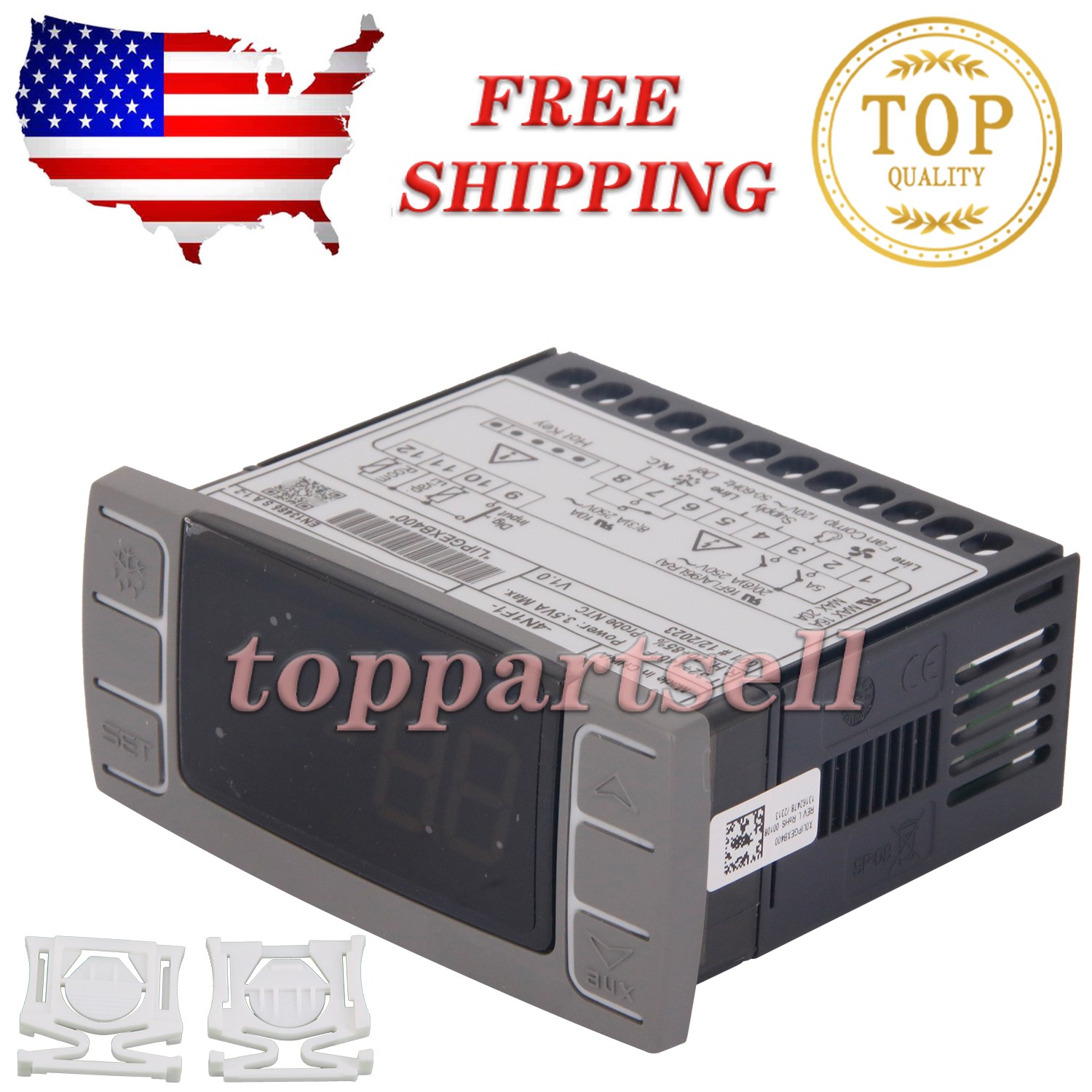 For DIXELL Temperature Controller Black Panel XR06CX4N1FI XR06CX-4N1F1