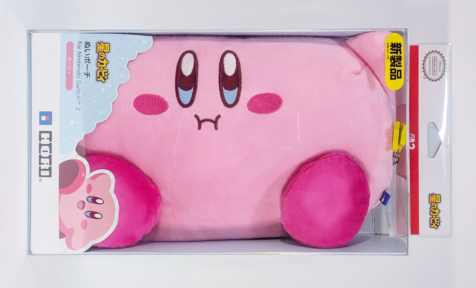HORI Kirby Plush Pouch for Nintendo Switch 2 Official Licensed Japan New