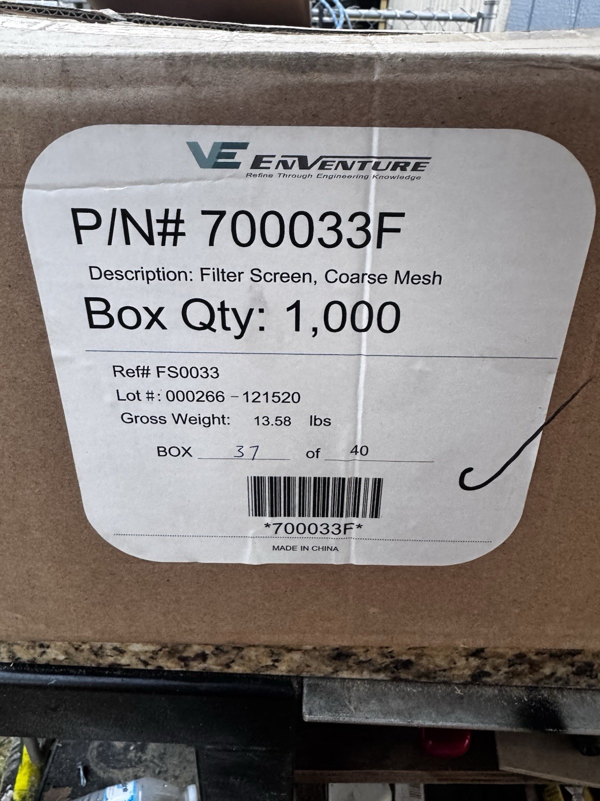 1000 Pack TapeTech 700033F Coarse Mesh Pump Filter Screens Tool